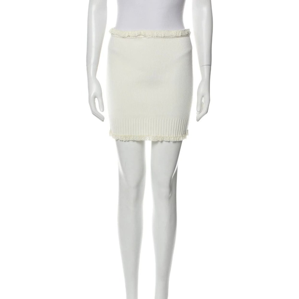 For Love & Lemon Mini Skirt Size S  Cream